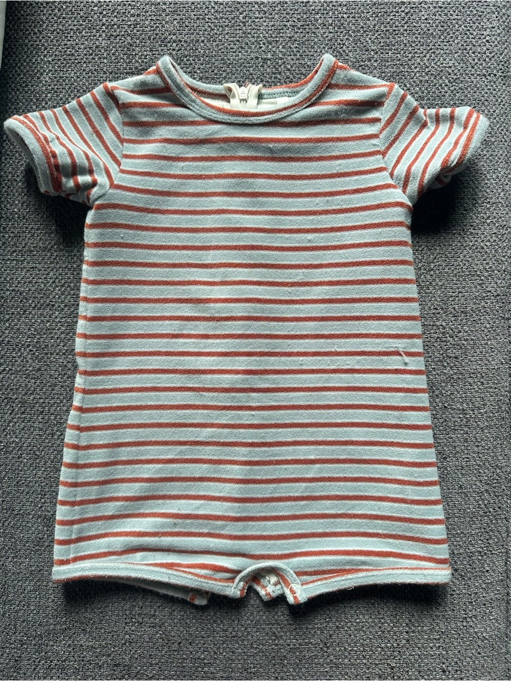 Rylee + Cru Shorty One Piece Americana Stripe 18-24